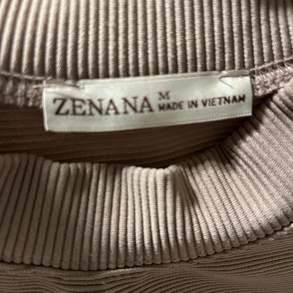 ZENANA, Size M, Ribbed Matching Set. - Picture 5 of 9